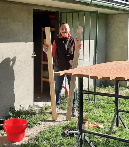 Gemeindezentrum in Schuss gehalten